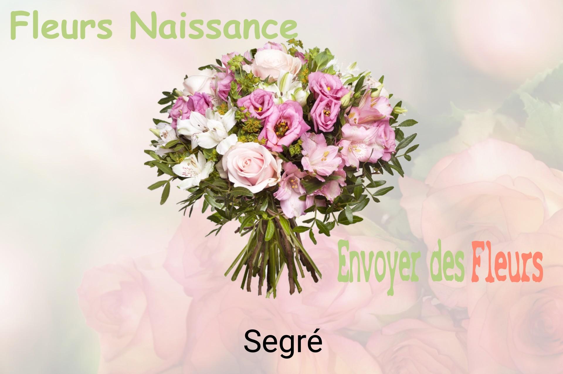 Bouquet de fleurs de naissance livré à Segré
